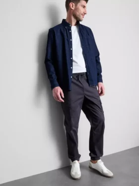 Pantalones de chándal tipo jogger con dobladillo