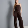Pantalones de jersey de pierna ancha