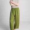 Pantalones de lino de pierna ancha de The Edit
