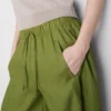 Pantalones de lino de pierna ancha de The Edit