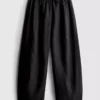 Pantalones de lino de pierna ancha de The Edit