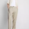 Pantalones de mezcla de lino