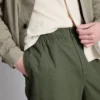Pantalones de mezcla de lino