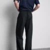 Pantalones de mezcla de lino