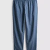 Pantalones de mezcla de lino