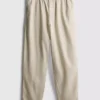 Pantalones de mezcla de lino