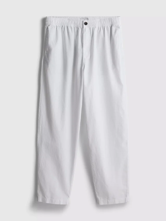 Pantalones de mezcla de lino