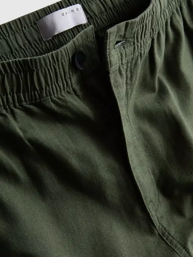 Pantalones de mezcla de lino