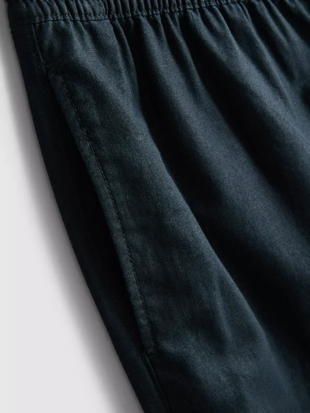 Pantalones de mezcla de lino