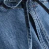 Pantalones de mezclilla de corte ancho con alto contenido de algodón de Paula Echevarría