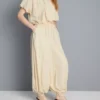 Pantalones de paracaídas de cintura alta