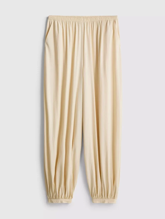 Pantalones de paracaídas de cintura alta