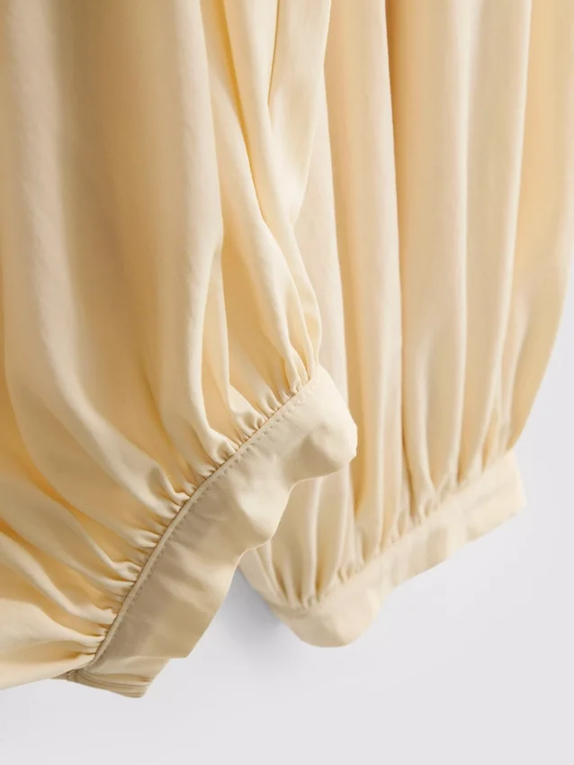 Pantalones de paracaídas de cintura alta
