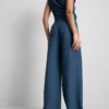 Pantalones de pierna ancha arrugados de Paula Echevarría
