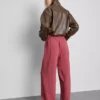Pantalones de pierna ancha con cintura elástica