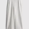 Pantalones de pierna ancha con cintura elástica