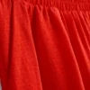 Pantalones de pierna ancha con cintura elástica