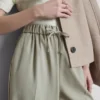 Pantalones de pierna ancha con rayas laterales