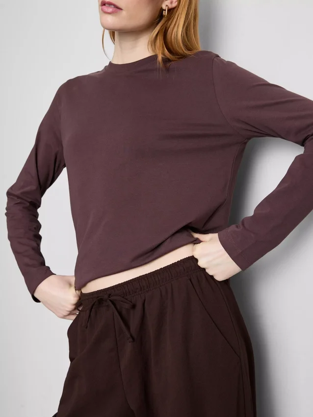 Pantalones de pierna ancha con textura