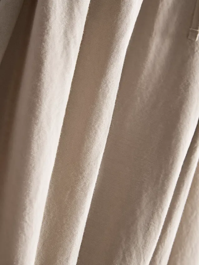 Pantalones de pierna ancha con textura