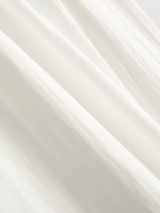 Pantalones de pierna ancha con textura
