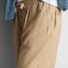 Pantalones de pierna ancha con textura arrugada