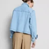 Pantalones de pierna ancha con textura arrugada