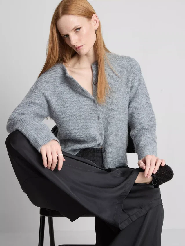 Pantalones de pierna ancha de satén «The Edit»