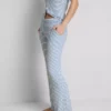 Pantalones de pijama a rayas acanaladas «Love to Lounge»