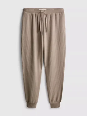 Pantalones de pijama a rayas con textura