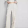 Pantalones de pijama con punto calado floral