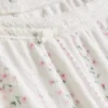 Pantalones de pijama con punto calado floral