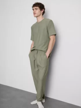 Pantalones de pijama con textura