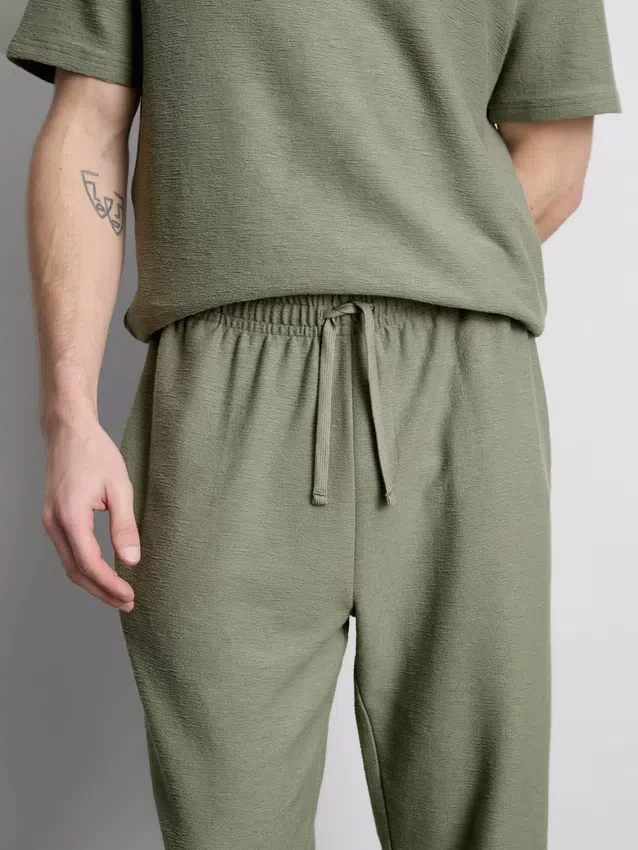 Pantalones de pijama con textura
