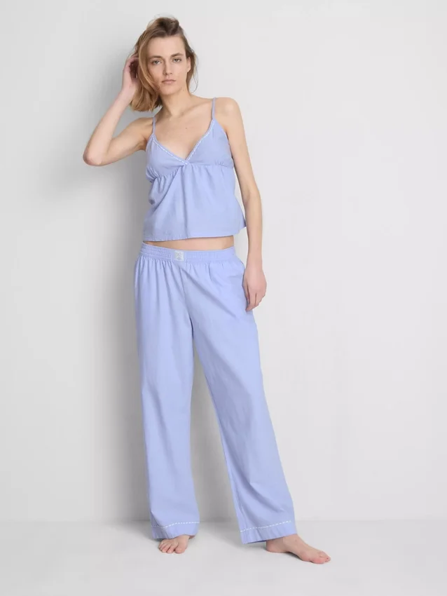 Pantalones de pijama de algodón tejido de Stacey Solomon