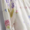 Pantalones de pijama de corte ancho con estampado floral