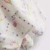 Pantalones de pijama de corte ancho con estampado floral