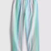 Pantalones de pijama de corte recto en tonos pastel, ideales para relajarse
