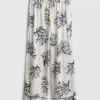 Pantalones de pijama de pierna ancha con estampado de coral