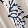 Pantalones de pijama de pierna ancha con estampado de coral