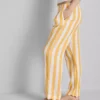 Pantalones de pijama de pierna recta con volantes, ideales para relajarse