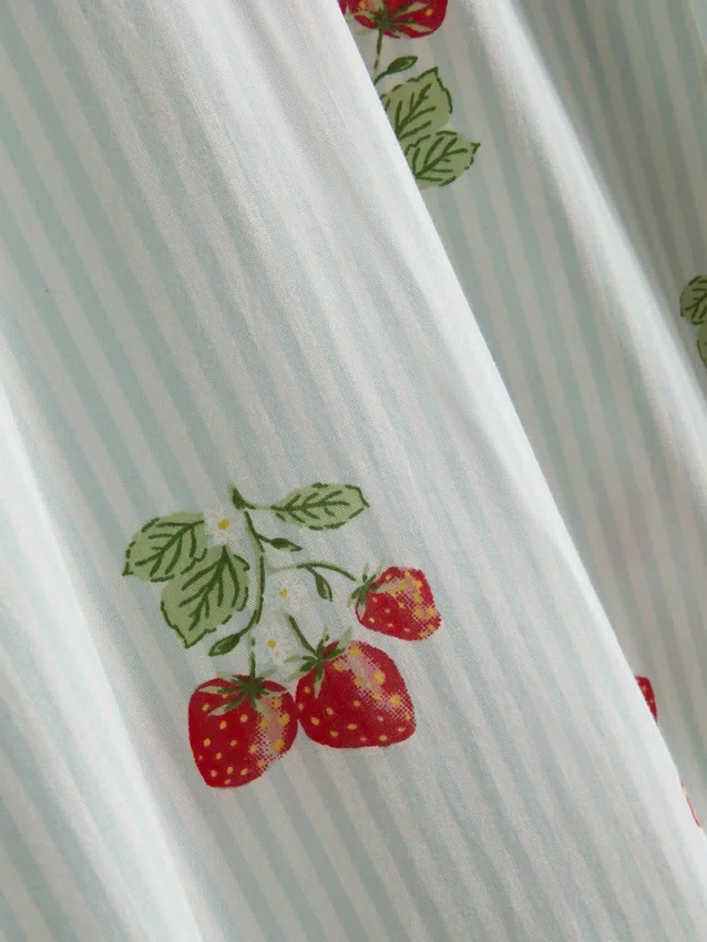 Pantalones de pijama estampados de algodón
