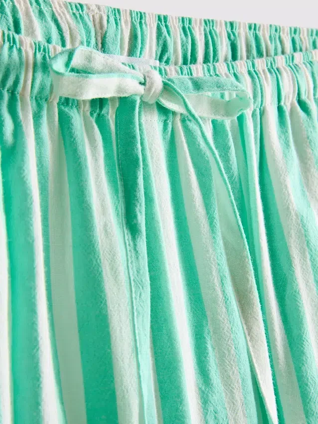 Pantalones de playa estampados de pierna ancha