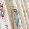 Pantalones de playa estampados de pierna ancha