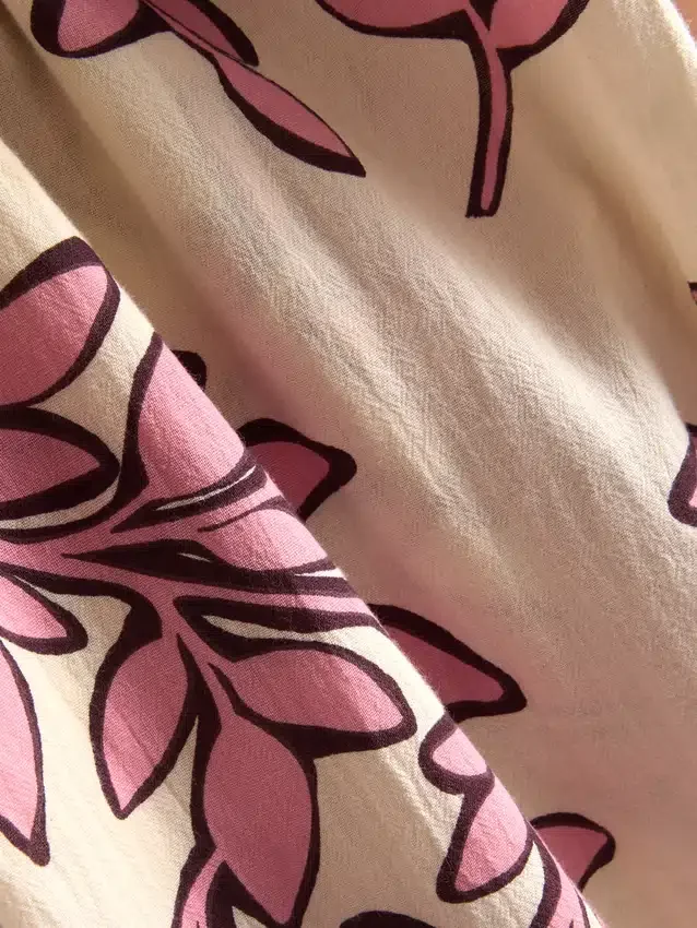 Pantalones de playa estampados de pierna ancha