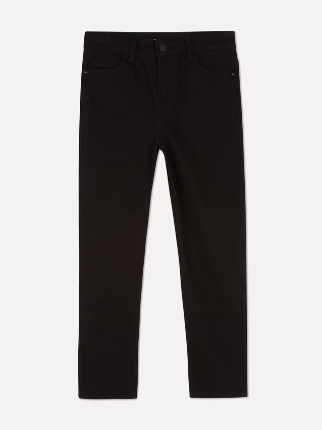 Pantalones de sarga de pierna recta
