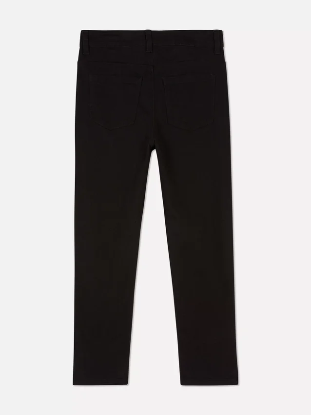 Pantalones de sarga de pierna recta