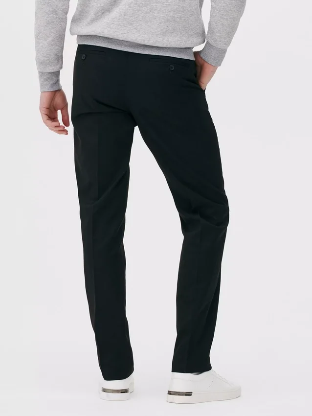 Pantalones de sarga de pierna recta