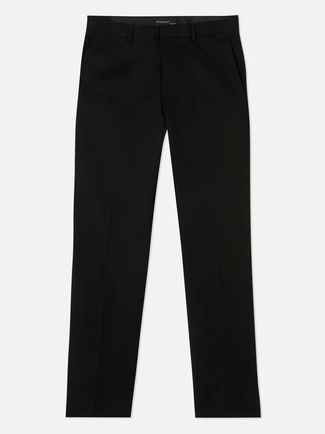 Pantalones de sarga de pierna recta