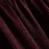 Pantalones de satén con textura y pierna recta